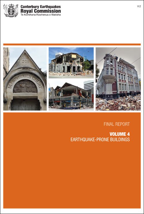 Cover image of Volume 4 Earthquake-Prone Buildings